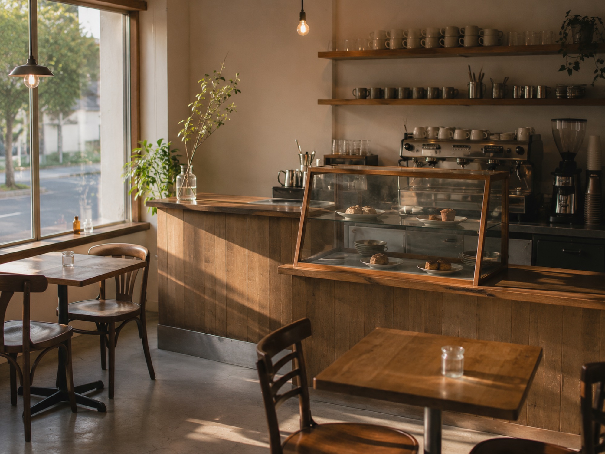カフェの店内